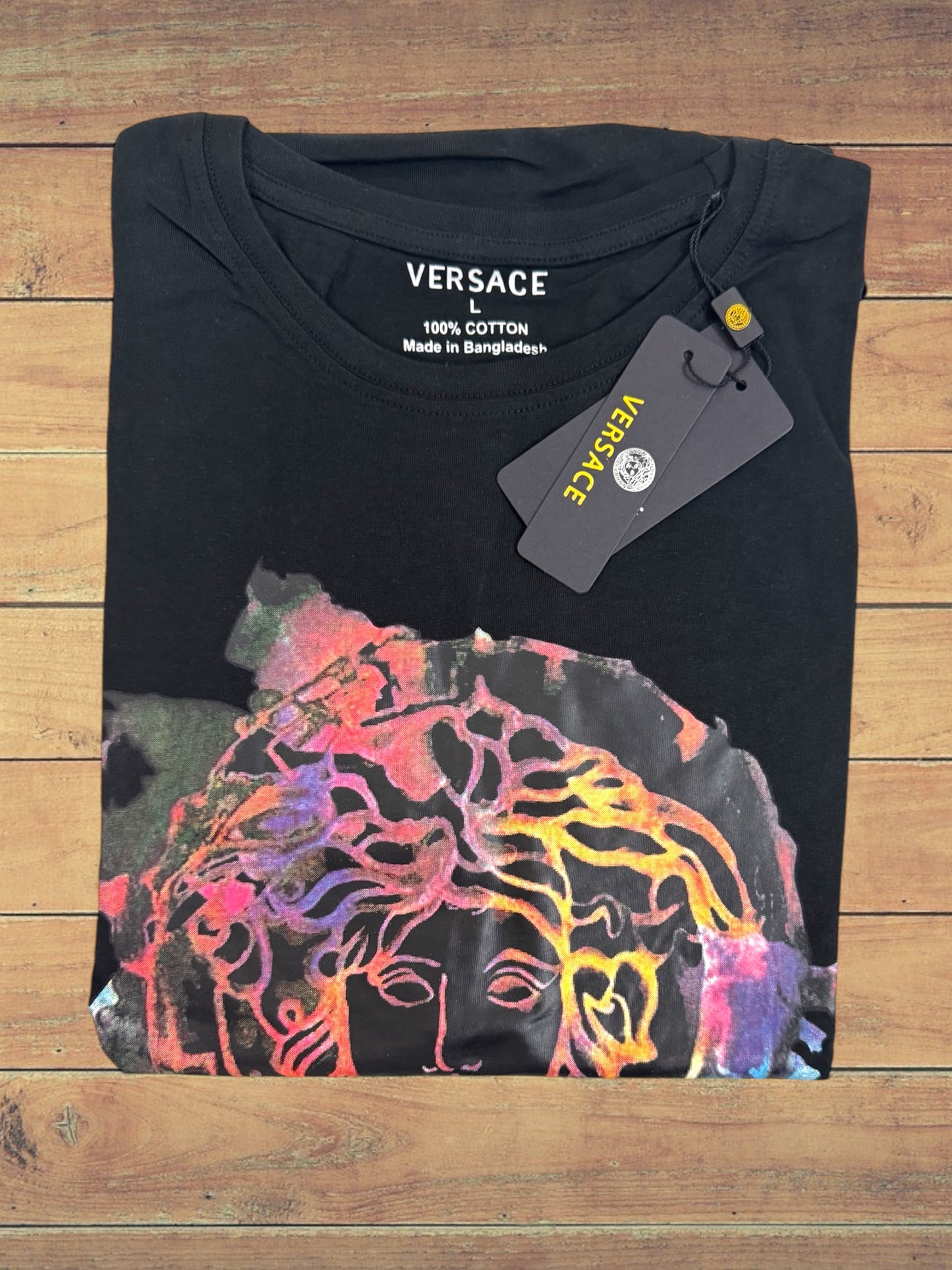 Playera Estilo Exclusivo con Estampado Multicolor – 100% Algodón
