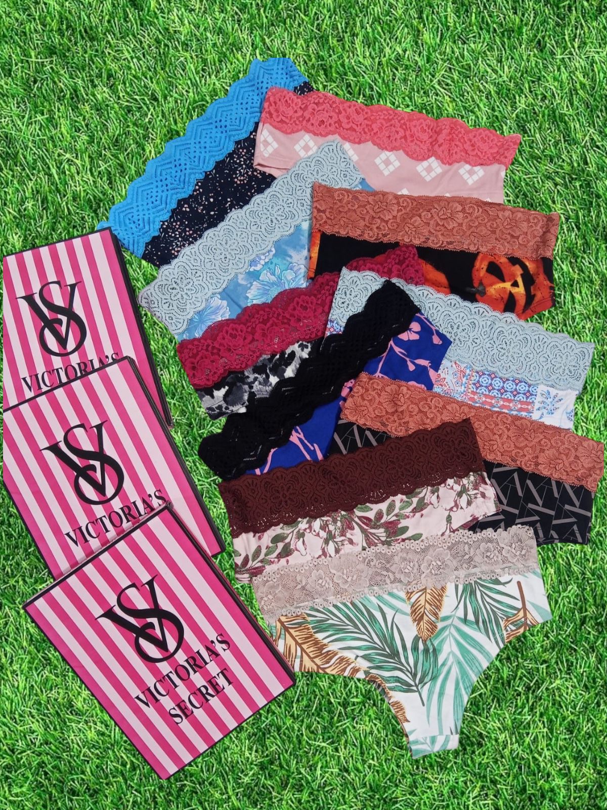 Set semanal de ropa interior encaje – 7 piezas surtidas