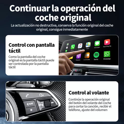 📌 Adaptador Inalámbrico 2 en 1 – Convierte tu Auto en un Smart Car 🚗📱