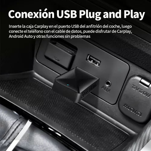 📌 Adaptador Inalámbrico 2 en 1 – Convierte tu Auto en un Smart Car 🚗📱