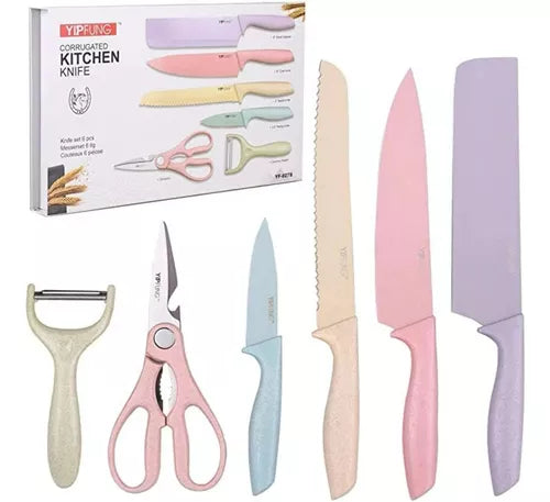📌 Juego de Utensilios de Cocina en Colores Pastel – Estilo y Precisión para tu Hogar 🏡✨