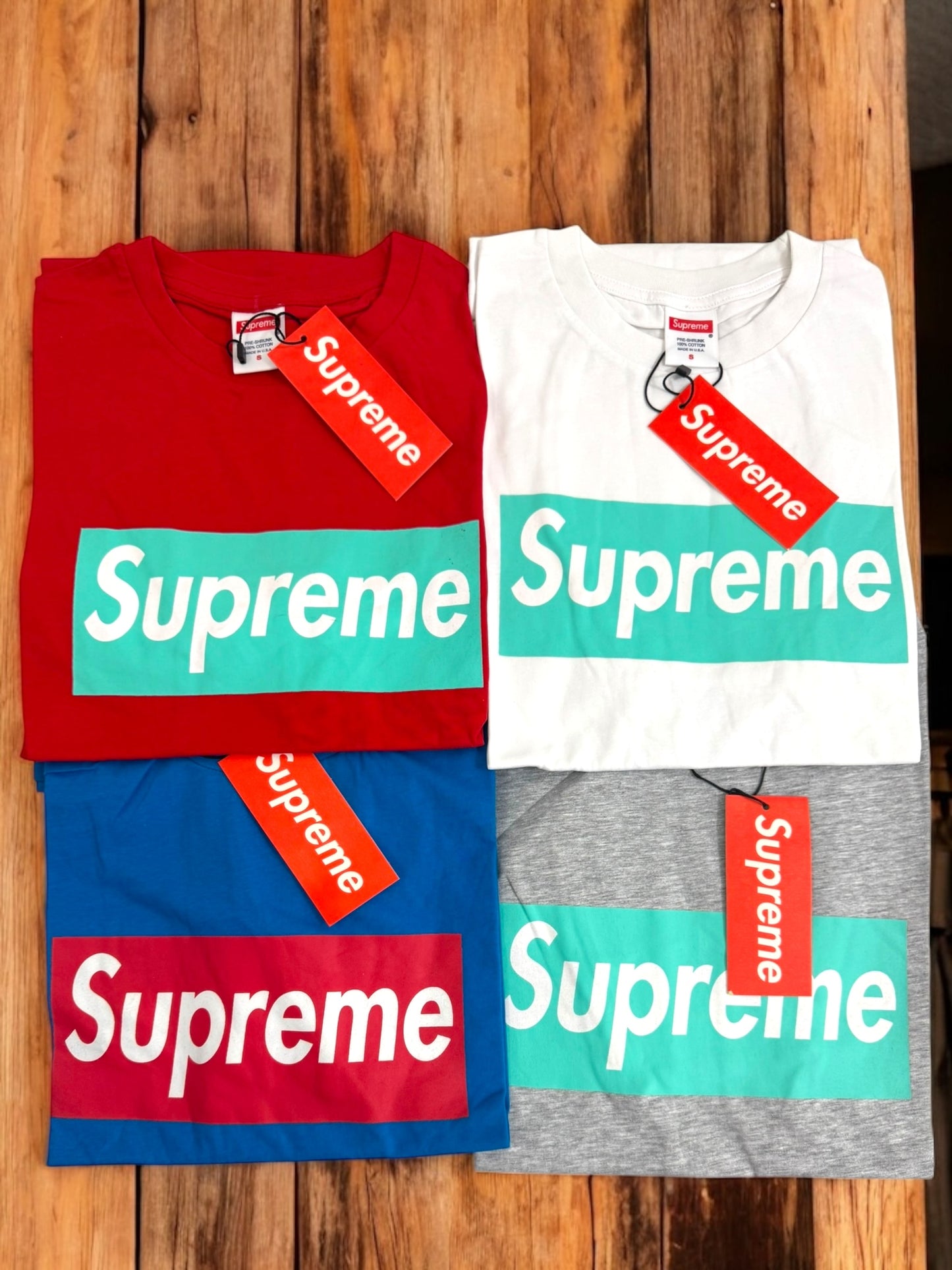 Playera Estilo Urbano Box Logo – 4 Colores
